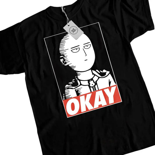 Saitama Tshirt, OK One Punch Anime Tshirt, Anime Tshirt A8