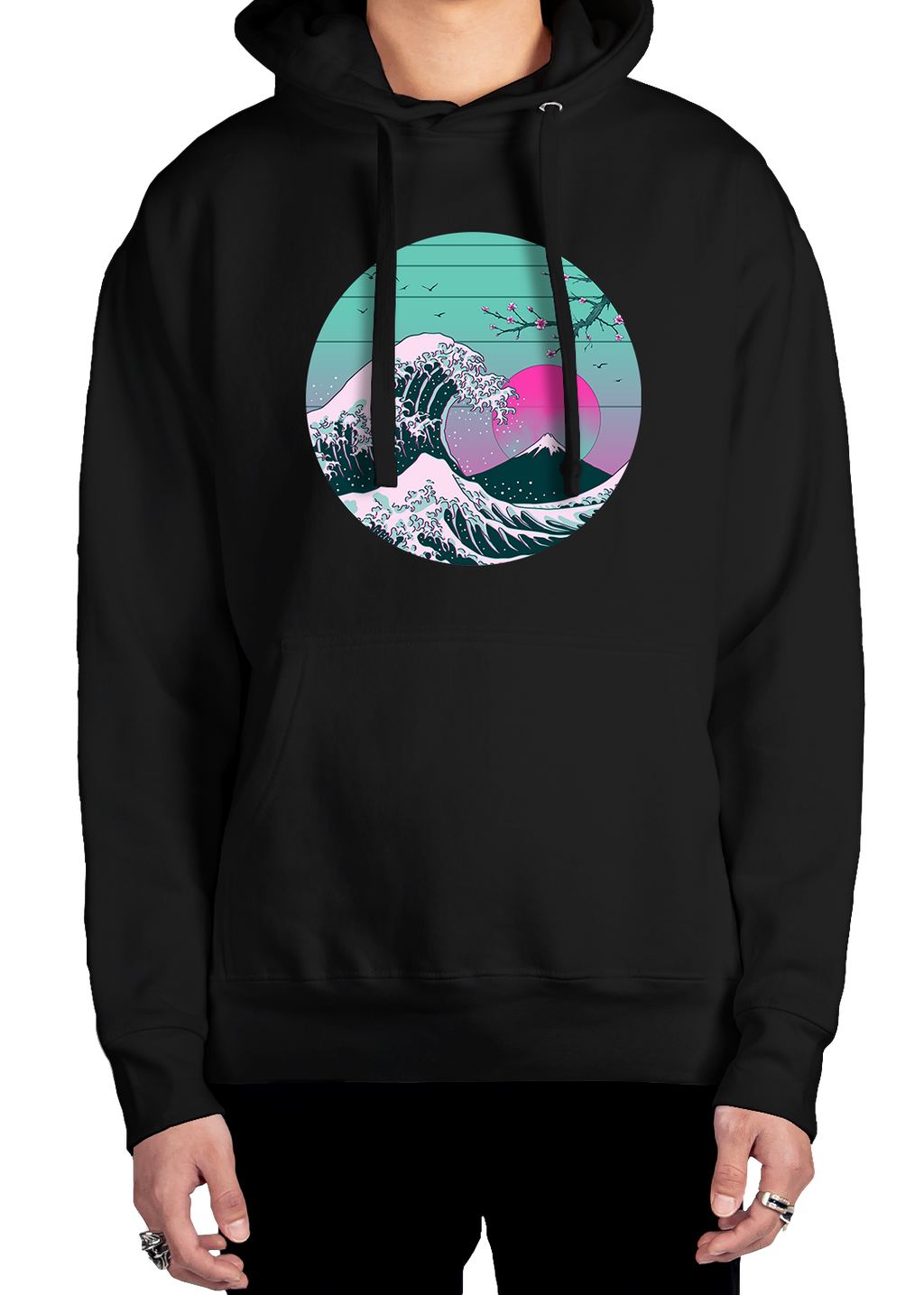Sakura Wave Hoodie