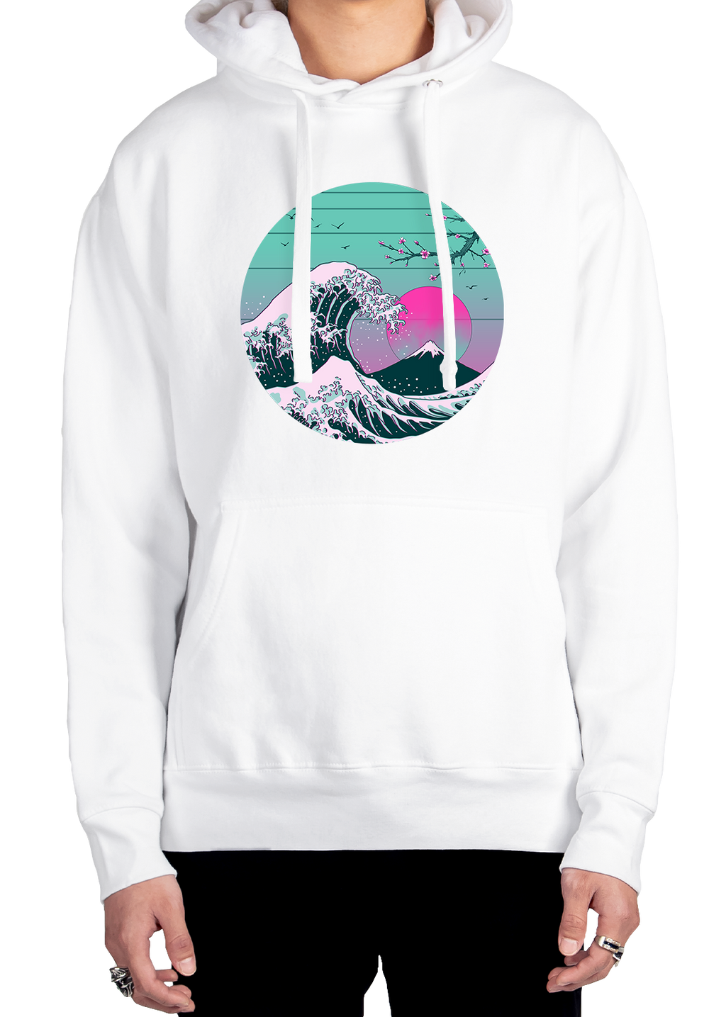 Sakura Wave Hoodie