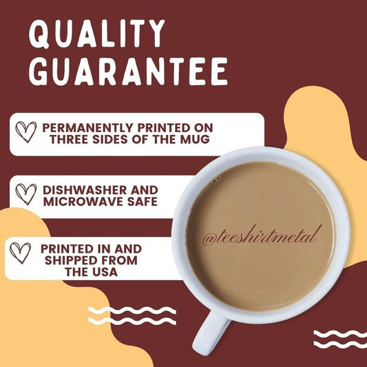 [Sale Up to 50% ] Halloweenies Pattern Coffee Mug,  11 oz or 15 oz Ceramic Drinkware with Large Handles, Printed in the USA