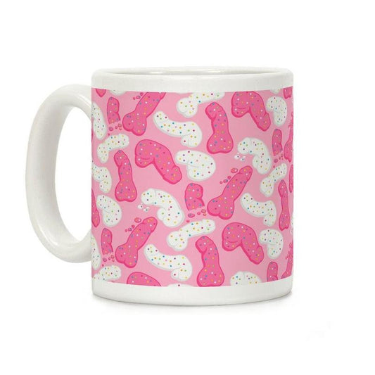 [Sale Up to 60% ] Frosted Peens Crackers Coffee Mug,  11 oz or 15 oz Ceramic Drinkware with Large Handles, Printed in the USAstyle{n002}2