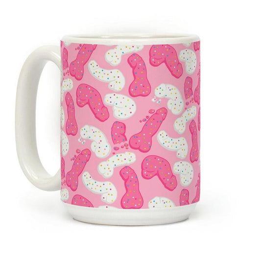 [Sale Up to 60% ] Frosted Peens Crackers Coffee Mug,  11 oz or 15 oz Ceramic Drinkware with Large Handles, Printed in the USAstyle{n002}3