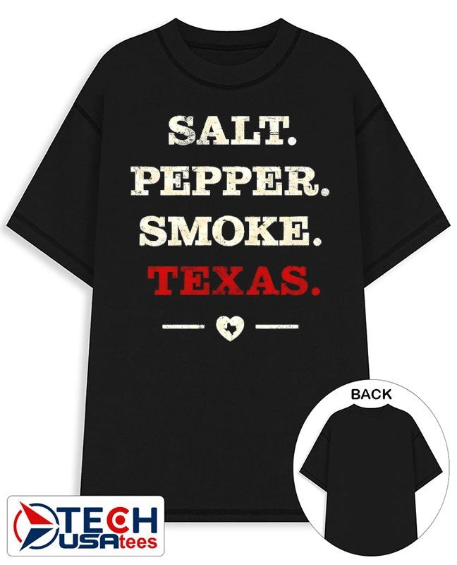 Salt pepper smoke Texas shirt