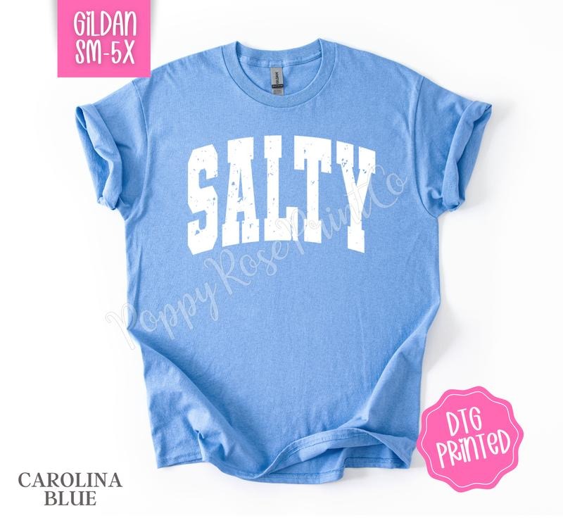Salty Gildan Tshirt , Summer Tee, Cute Women's Shirt, Gift For Her