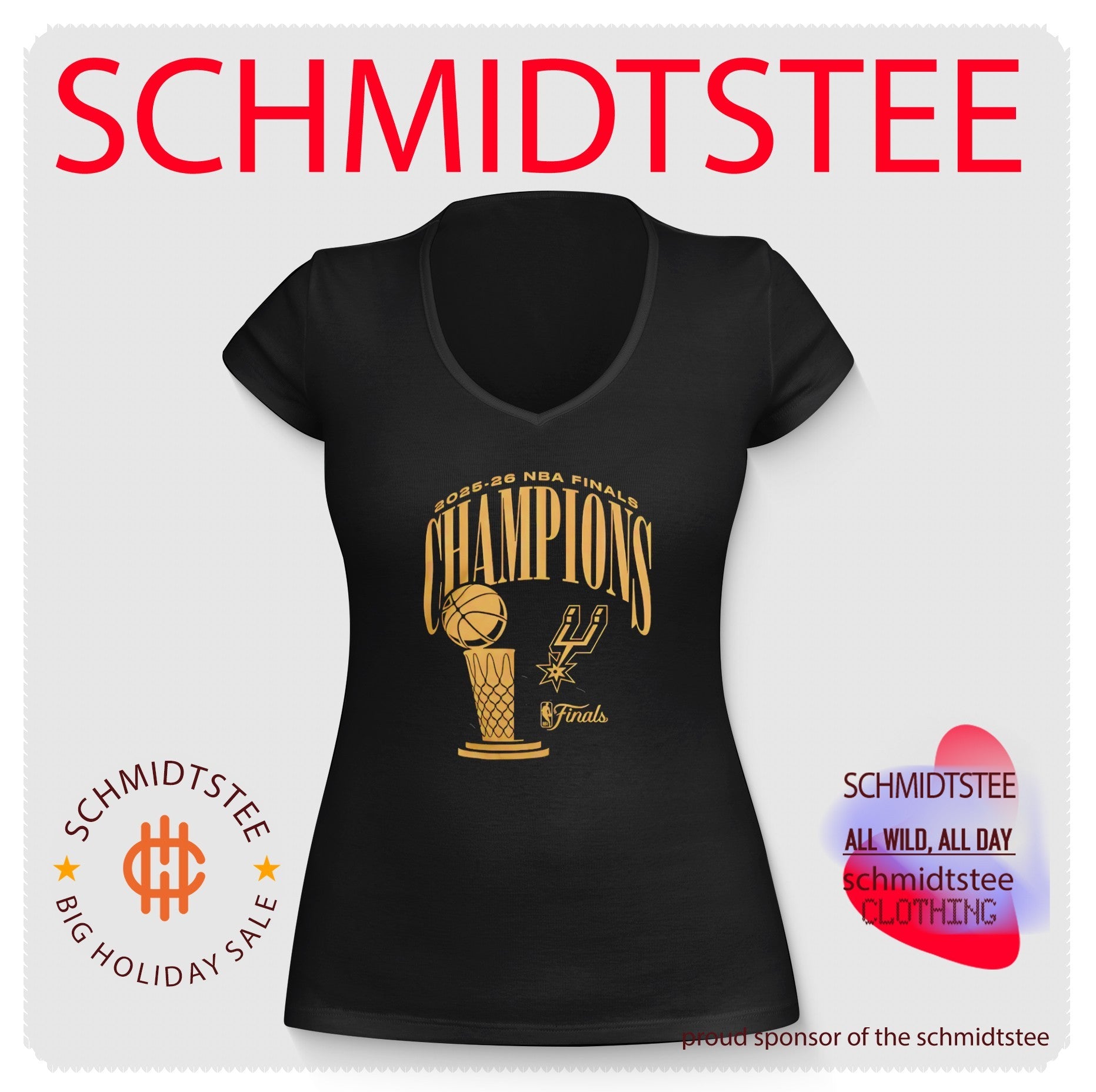 San Antonio Spurs 2025 2026 NBA Finals Champions shirt