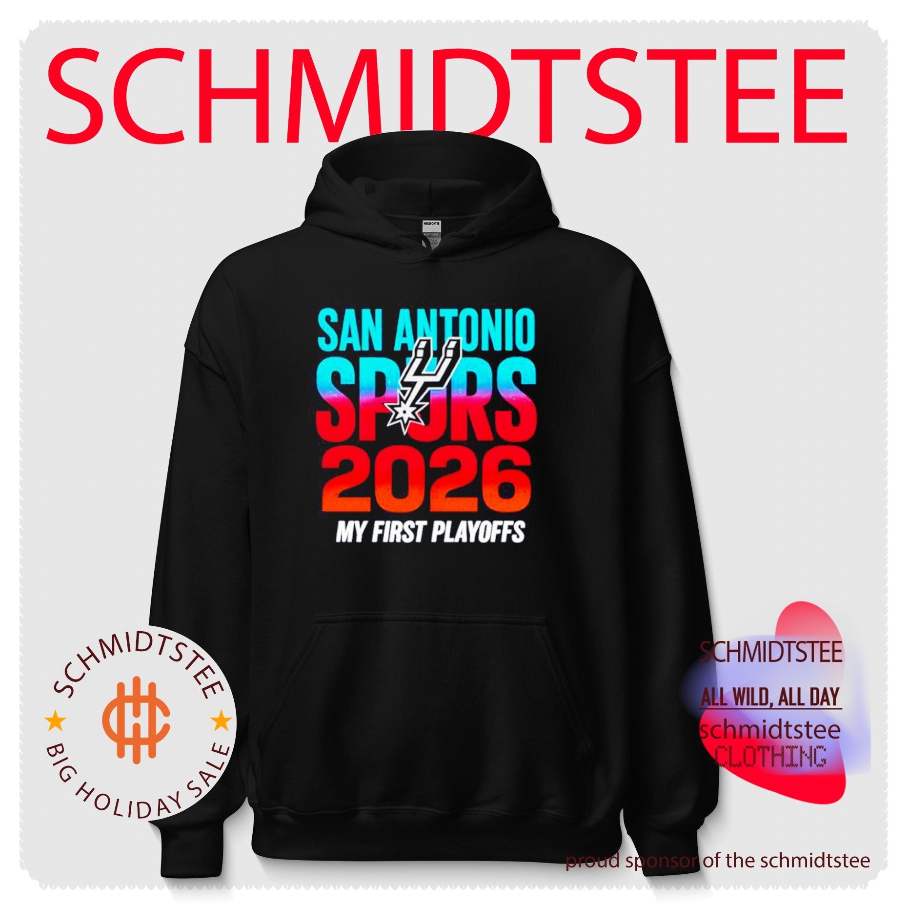 San Antonio Spurs Infant Item Of The Game 2026 Playoffs My First Playoffs shirt