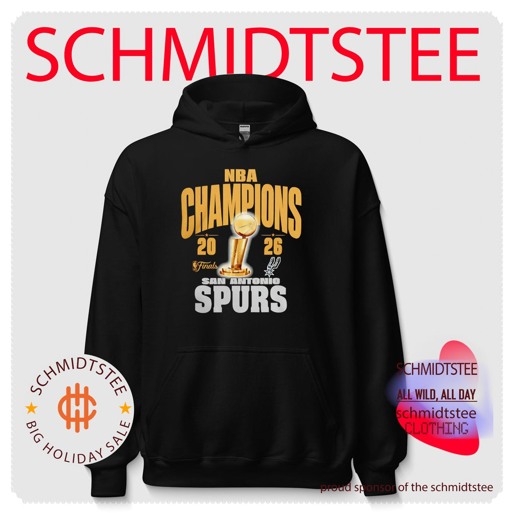 San Antonio Spurs NBA Cup Champions 2026 Gold Trophy shirt