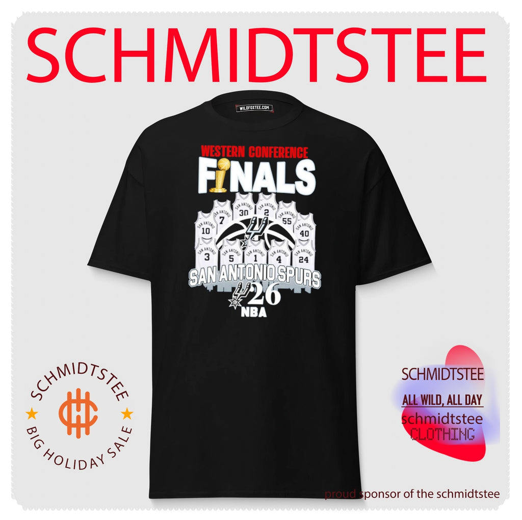 San Antonio Spurs Western Conference Finals Champions 2026 jersey shirt