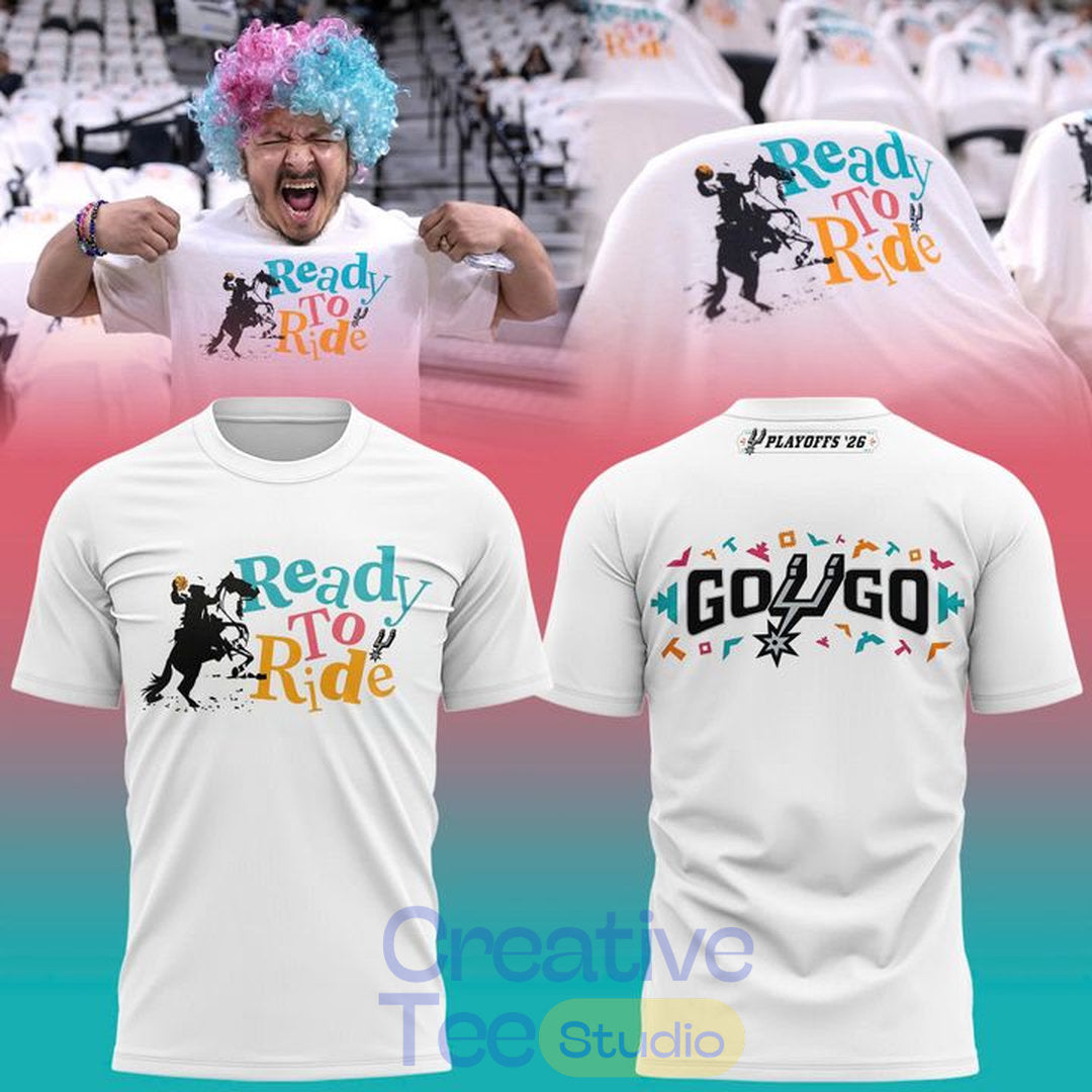 San Antonio Spurs “Ready To Ride” Exclusive T-Shirt