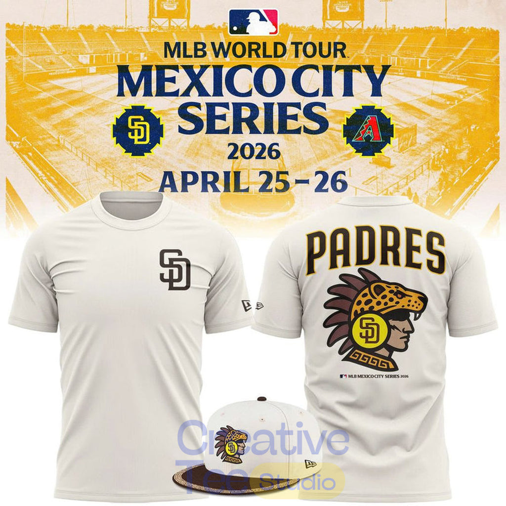 San Diego Padres Mexico City Series 2026 T-Shirt