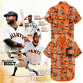 San Francisco Giants Brandon Belt Celebration Day Aloha Shirt