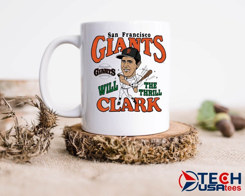 San Francisco Giants Will Clark The Thrill caricature shirt