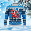 Santa Claus Detroit Ugly Christmas Sweater