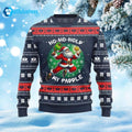 Santa Ho Ho Hold My Paddle Pickleball Ugly Christmas Sweater