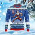 Santa Pickleball Merry Dinkmas Ugly Sweater