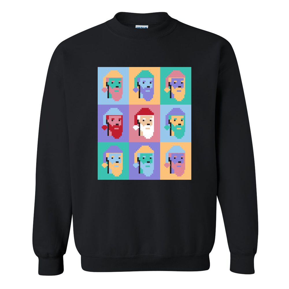 Santapunk Group Crewneck Sweatshirt T-Shirts, Hoodie | CoreVibeTees.com (Image 1)