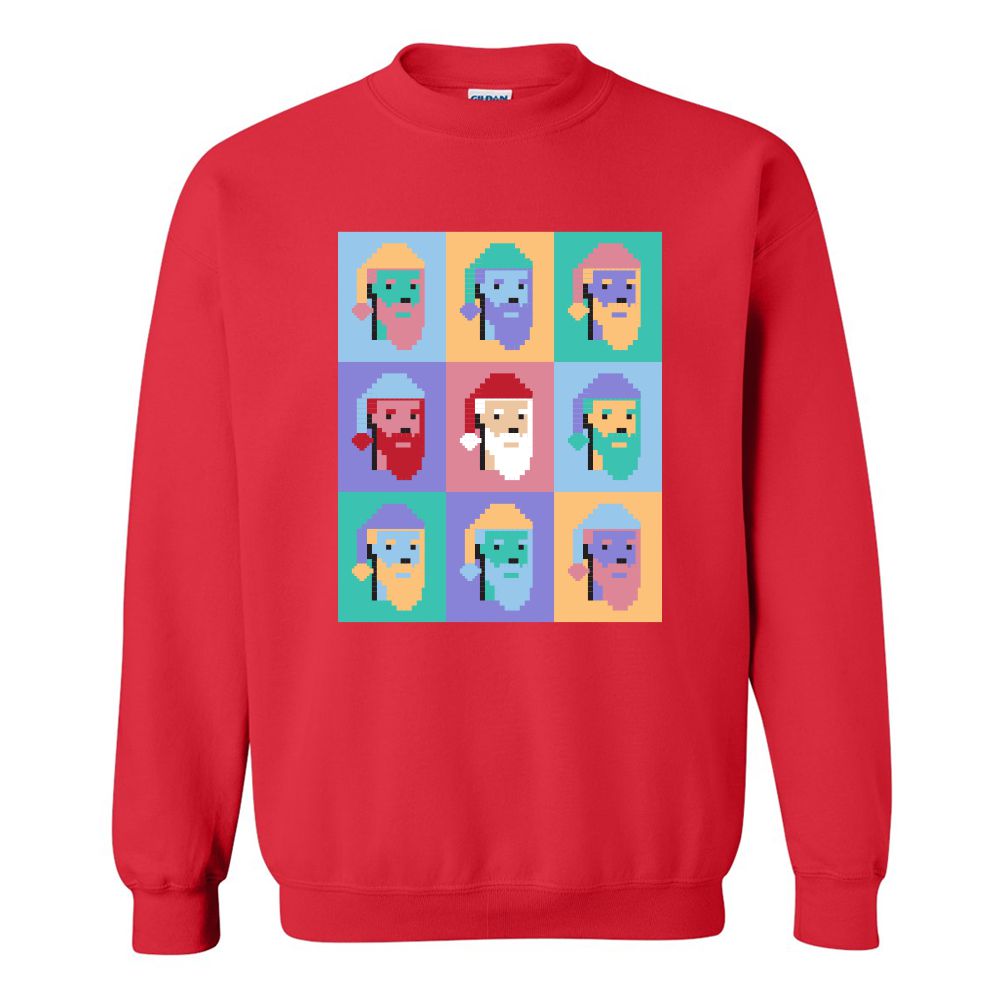 Santapunk Group Crewneck Sweatshirt T-Shirts, Hoodie | CoreVibeTees.com (Image 2)