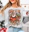 SANTA CREWNECK SWEATSHIRT T-Shirts, Hoodie | CoreVibeTees.com (Image 1)