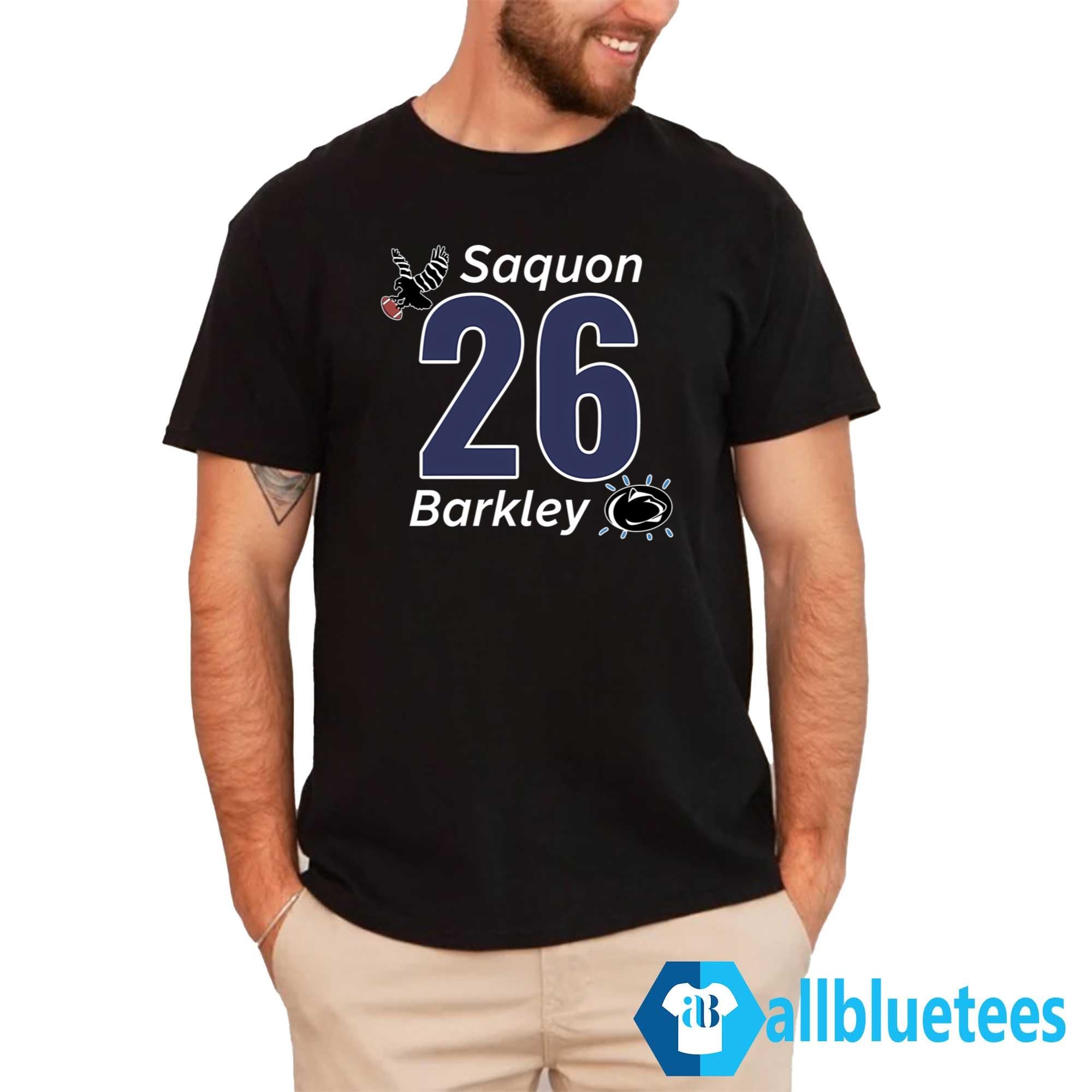 Saquon Barkley Eagle X Pen Stat Shirt