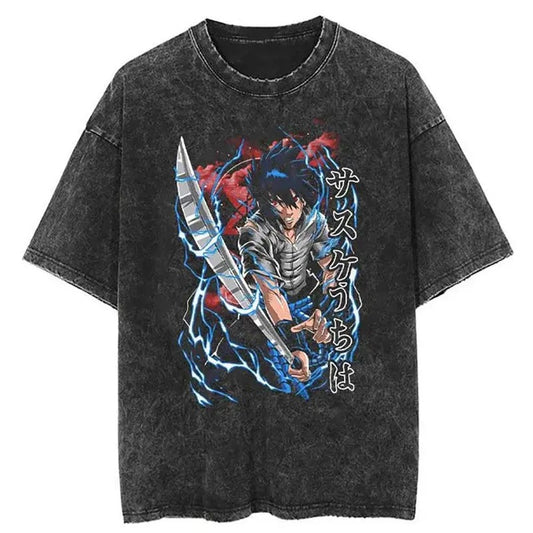 Sasuke Oversized Vintage T-shirt, Graphic Tees, Anime Manga Shirt, Anime Shirt, Anime Lovers Shirt, Graphic Anime Tee, Manga Shirt, Japanese Anime T-shirts, Cozy Crewnecks, and Trendy Hoodies Sweatshirt, Hoodie, Comfort Colors