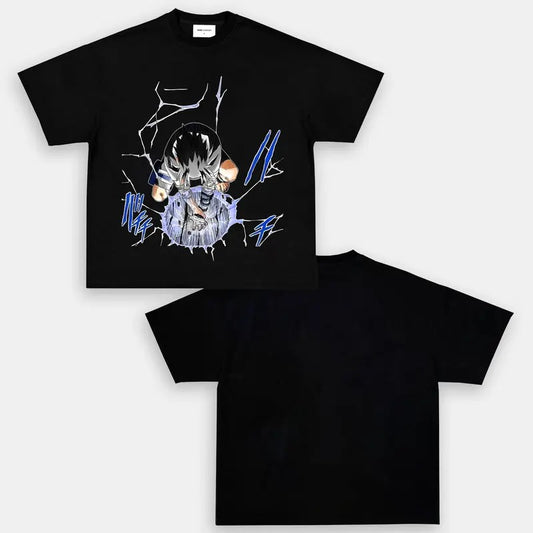 Sasuke Unisex T-Shirt, Naruto Vintage Washed Graphic Tee, Manga Anime Shirt Sweatshirt, Hoodie, Comfort Colors