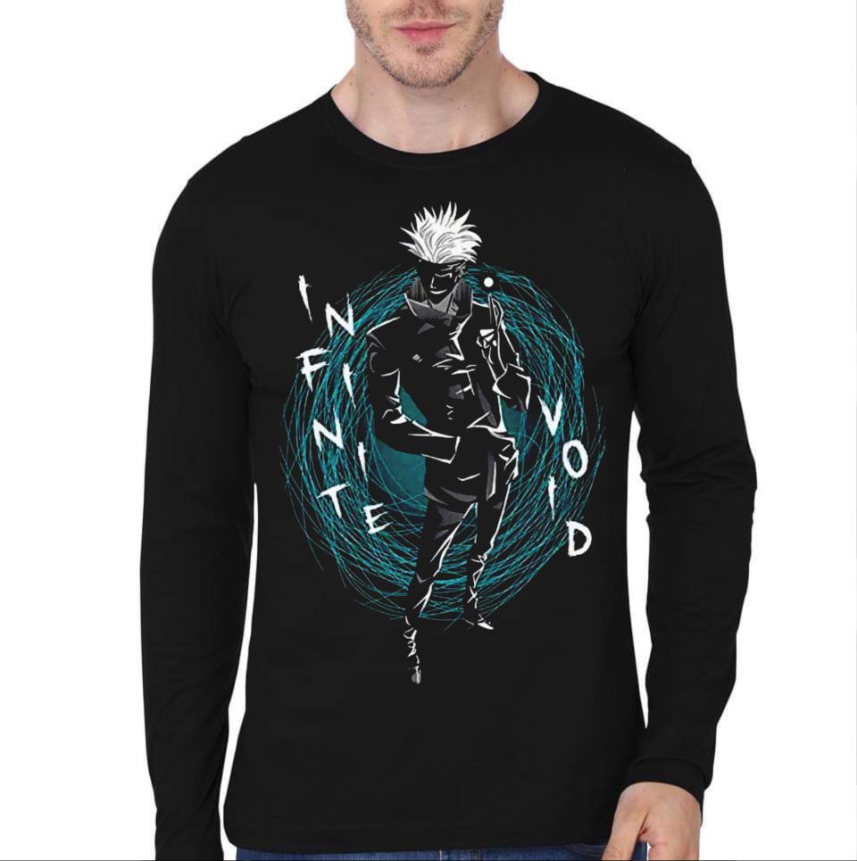 Satoru Gojo Full Sleeve T-Shirt Hoodie, Sweatshirt | CoreVibeTees.com
