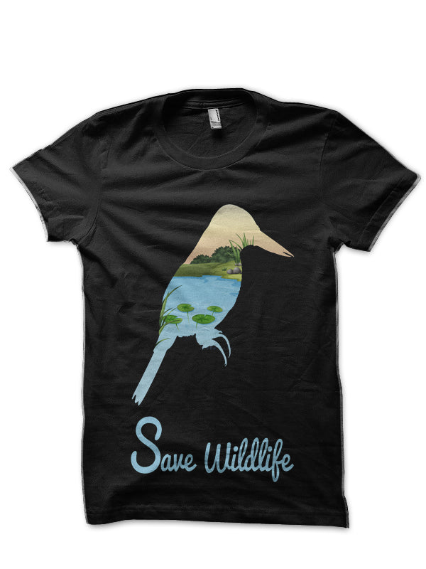 Save Wildlife Black T-Shirt Style001 Hoodie, Sweatshirt | CoreVibeTees.com