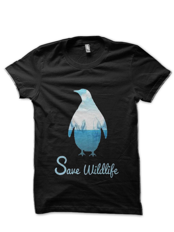 Save Wildlife Black T-Shirt Hoodie, Sweatshirt | CoreVibeTees.com