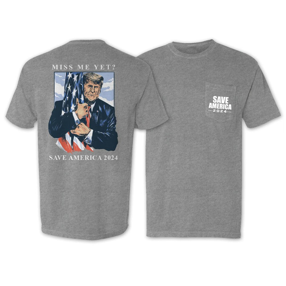 Save America 2024 Pocket Tee Hoodie, Sweatshirt | CoreVibeTees.com