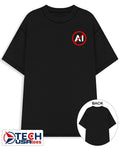 Say no to AI attitude logo shirt