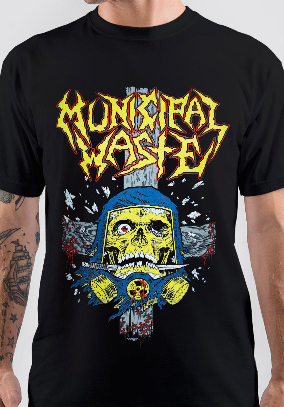 Schaller Municipal Waste Band T-Shirt Hoodie, Sweatshirt | CoreVibeTees.com
