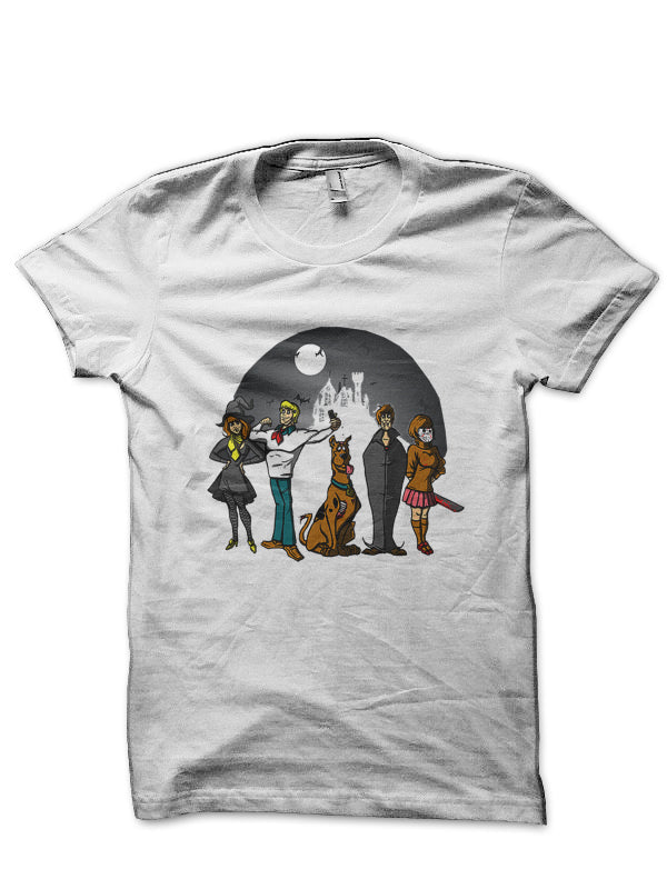Scooby Doo White T-Shirt Hoodie, Sweatshirt | CoreVibeTees.com