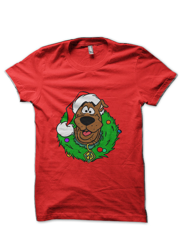 Scooby Doo Christmas Red Half Sleeve T-Shirt Hoodie, Sweatshirt | CoreVibeTees.com