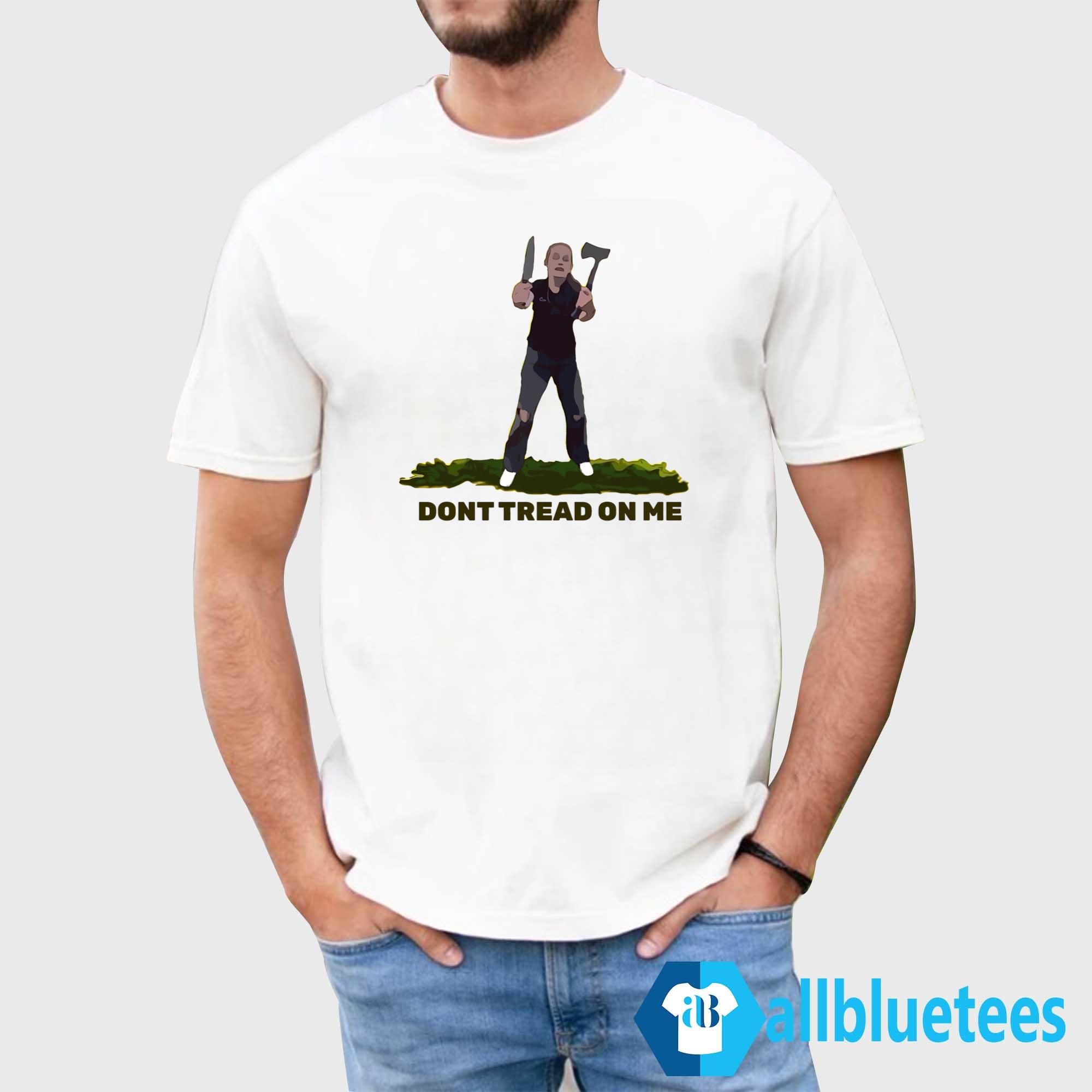 Scotland Knife Girl Don’t Tread On Me Shirt