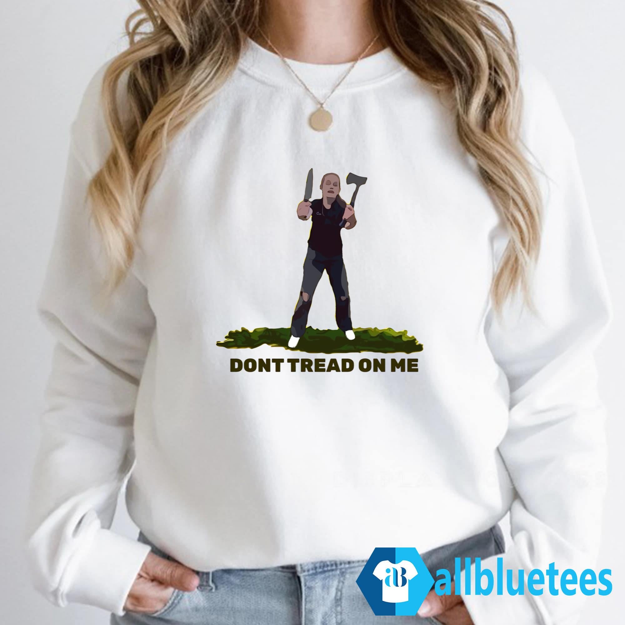Scotland Knife Girl Don’t Tread On Me Shirt