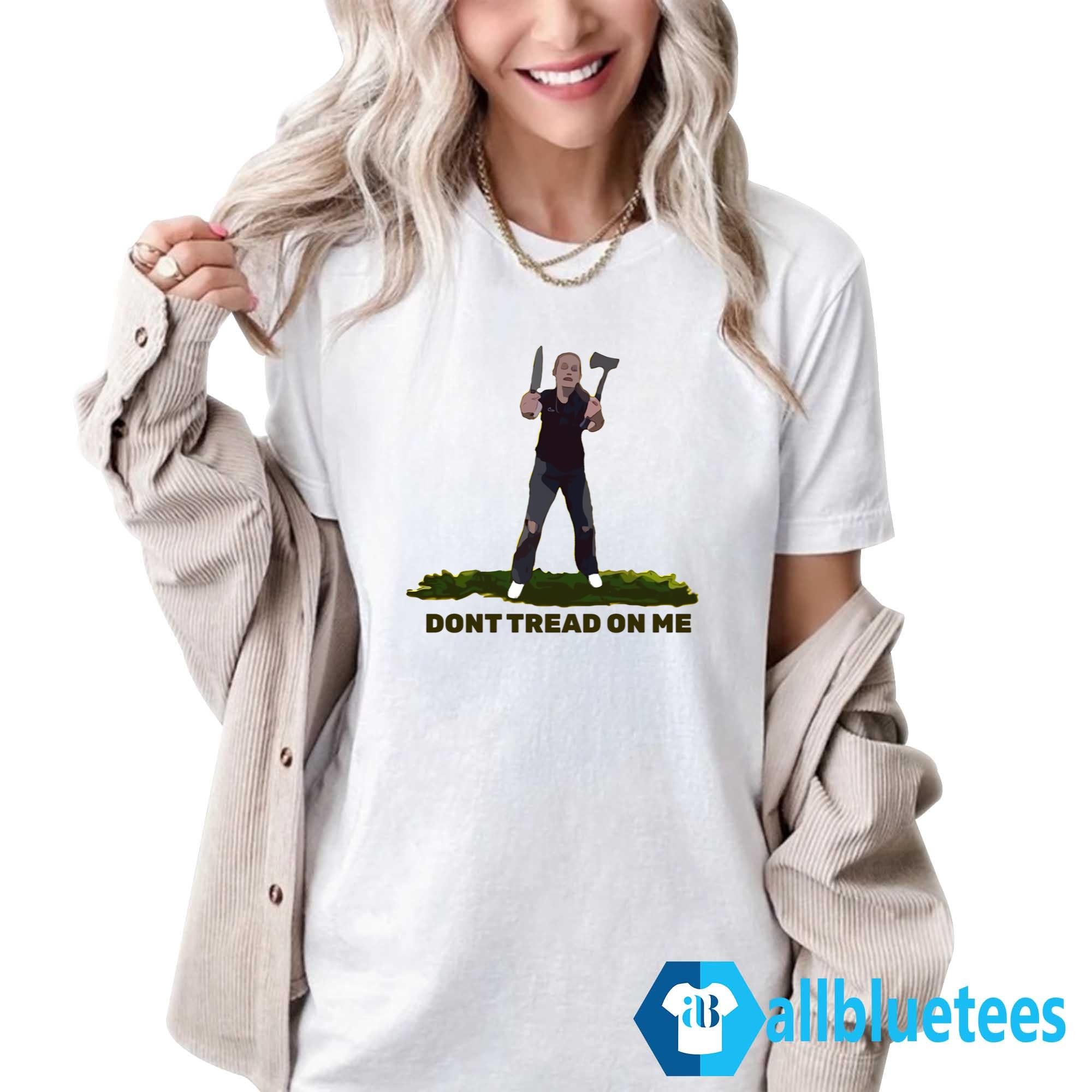 Scotland Knife Girl Don’t Tread On Me Shirt
