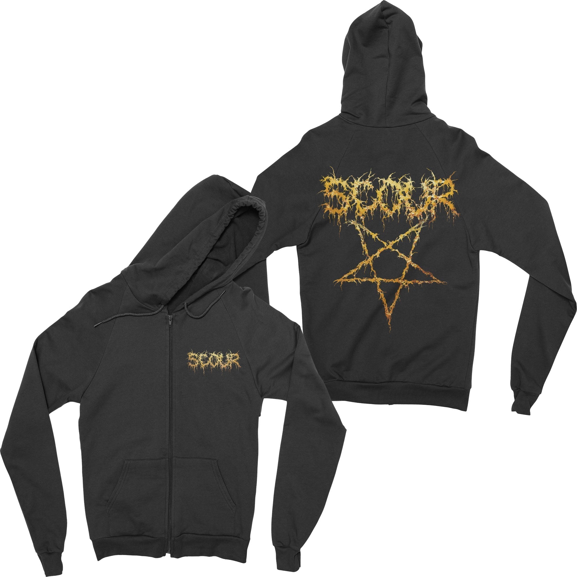 Scour - Pentagram zip-up hoodie T-Shirts, Sweatshirt | CoreVibeTees.com (Image 1)