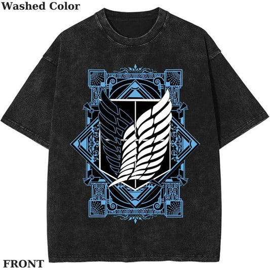 Scouting Legion Celtic Vintage Graphic Tee, Anime Attack on Titan Shirt, Anime Shirt, vintage clothing, Womenswear Cotton Top Streetwear