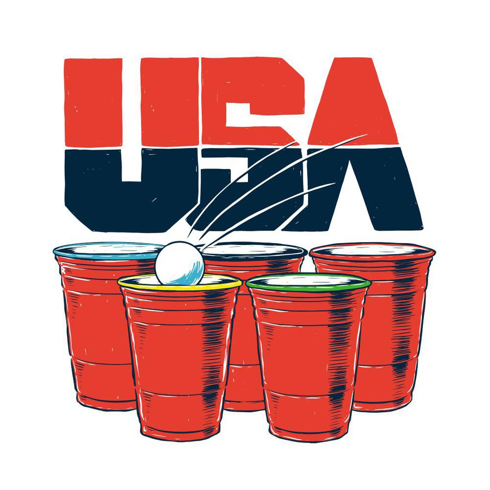 USA Drinking Team Pocket Tee Hoodie, Sweatshirt | CoreVibeTees.com (Image 2)