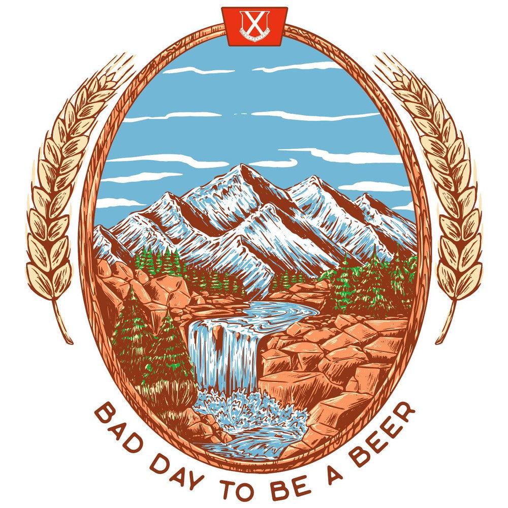 Vintage Bad Day To Be A Beer Pocket Tee Hoodie, Sweatshirt | CoreVibeTees.com (Image 2)