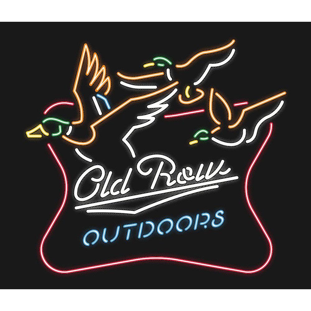 Old Row Outdoors Neon Duck Pocket Tee Hoodie, Sweatshirt | CoreVibeTees.com (Image 4)