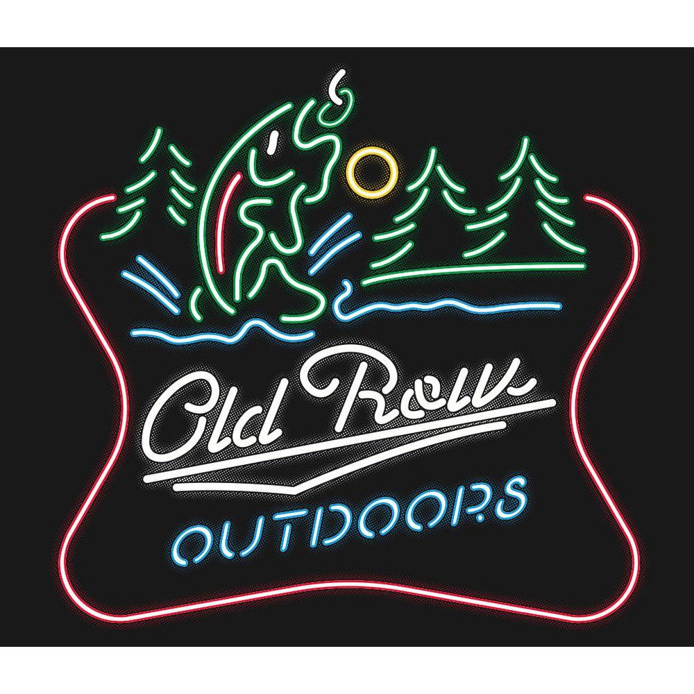 Old Row Outdoors Neon Trout Pocket Tee Hoodie, Sweatshirt | CoreVibeTees.com (Image 4)