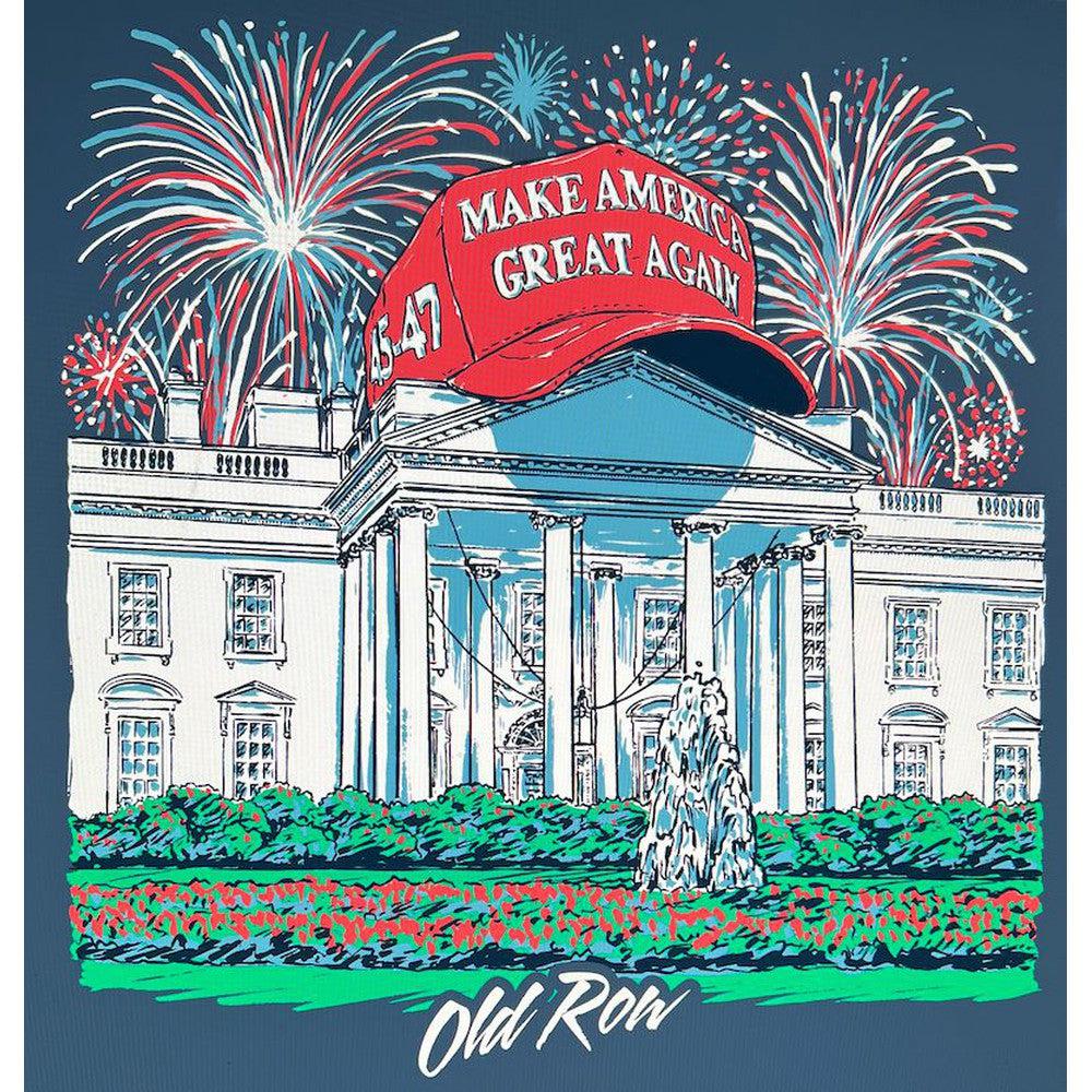 Trump 2024 White House Pocket Tee Hoodie, Sweatshirt | CoreVibeTees.com (Image 4)