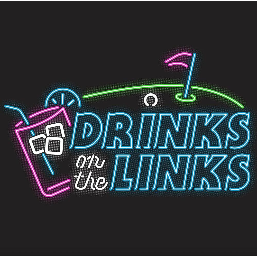Drinks on the Links Neon Pocket Tee Hoodie, Sweatshirt | CoreVibeTees.com (Image 4)
