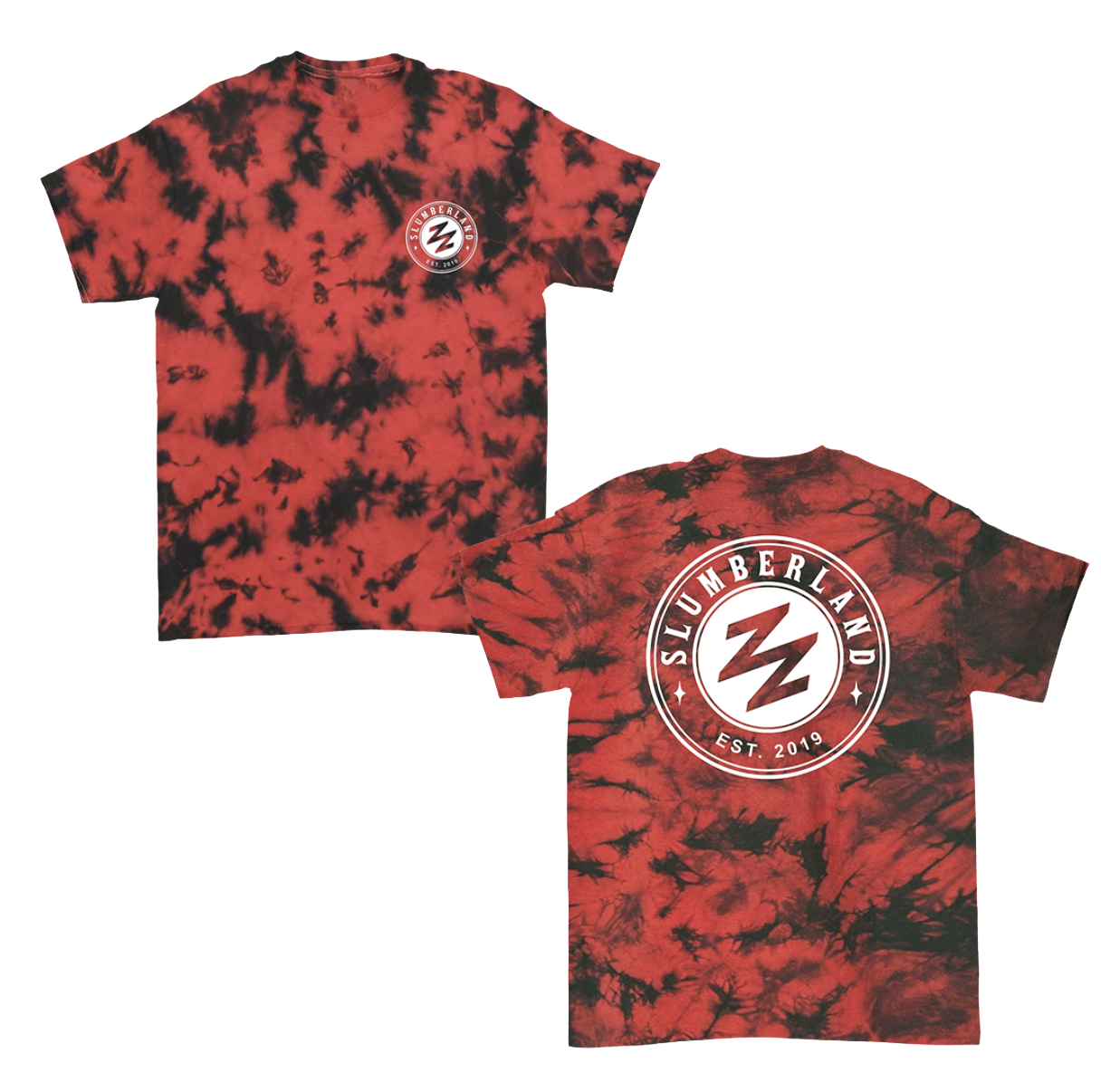 Slumberland - Red Tie Dye Tee Hoodie, Sweatshirt | CoreVibeTees.com (Image 2)