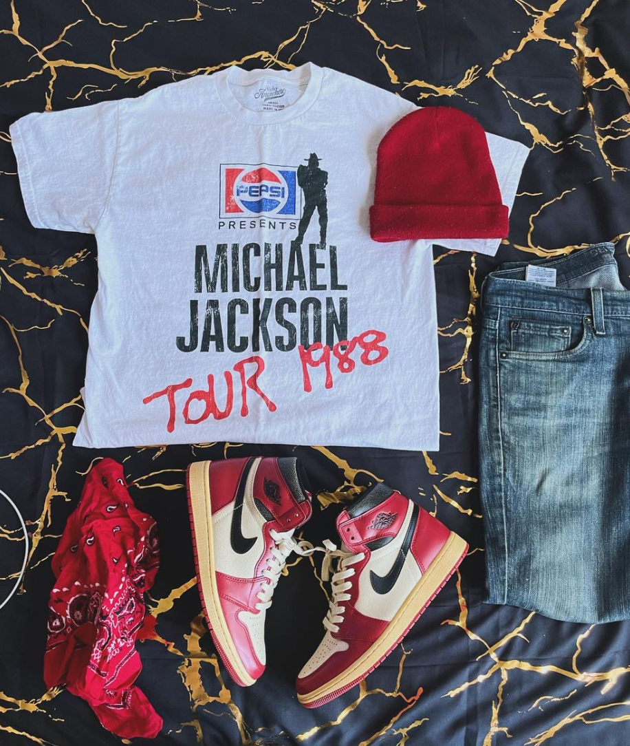 MICHAEL JACKSON 1988 TOUR WASHED WHITE TSHIRT Hoodie, Sweatshirt | CoreVibeTees.com (Image 5)
