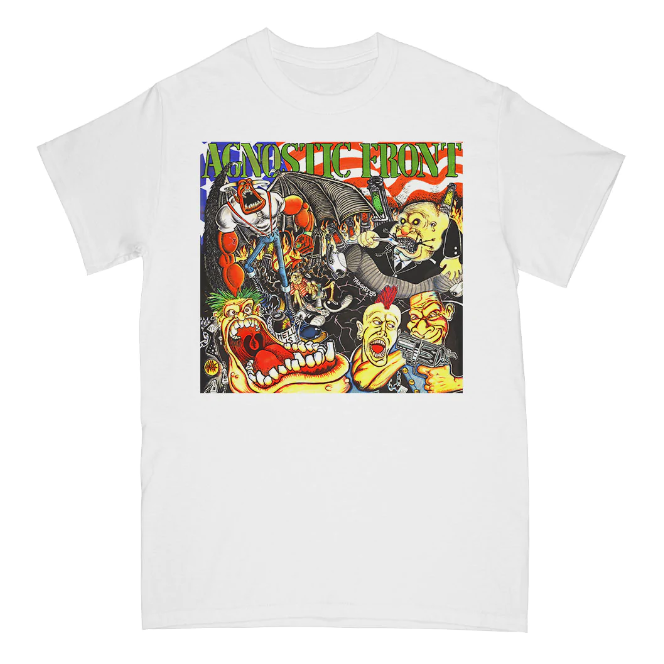 Agnostic Front - Cause For Alarm (white) t-shirt Hoodie, Sweatshirt | CoreVibeTees.com