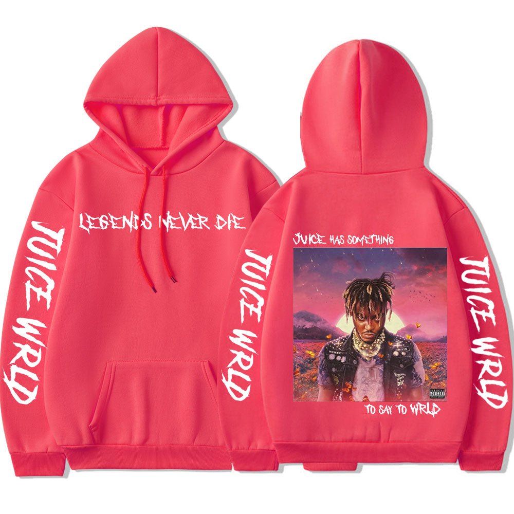 Juice WRLD Hoodie â€œLegends Never Dieâ€ T-Shirts, Sweatshirt | CoreVibeTees.com (Image 4)