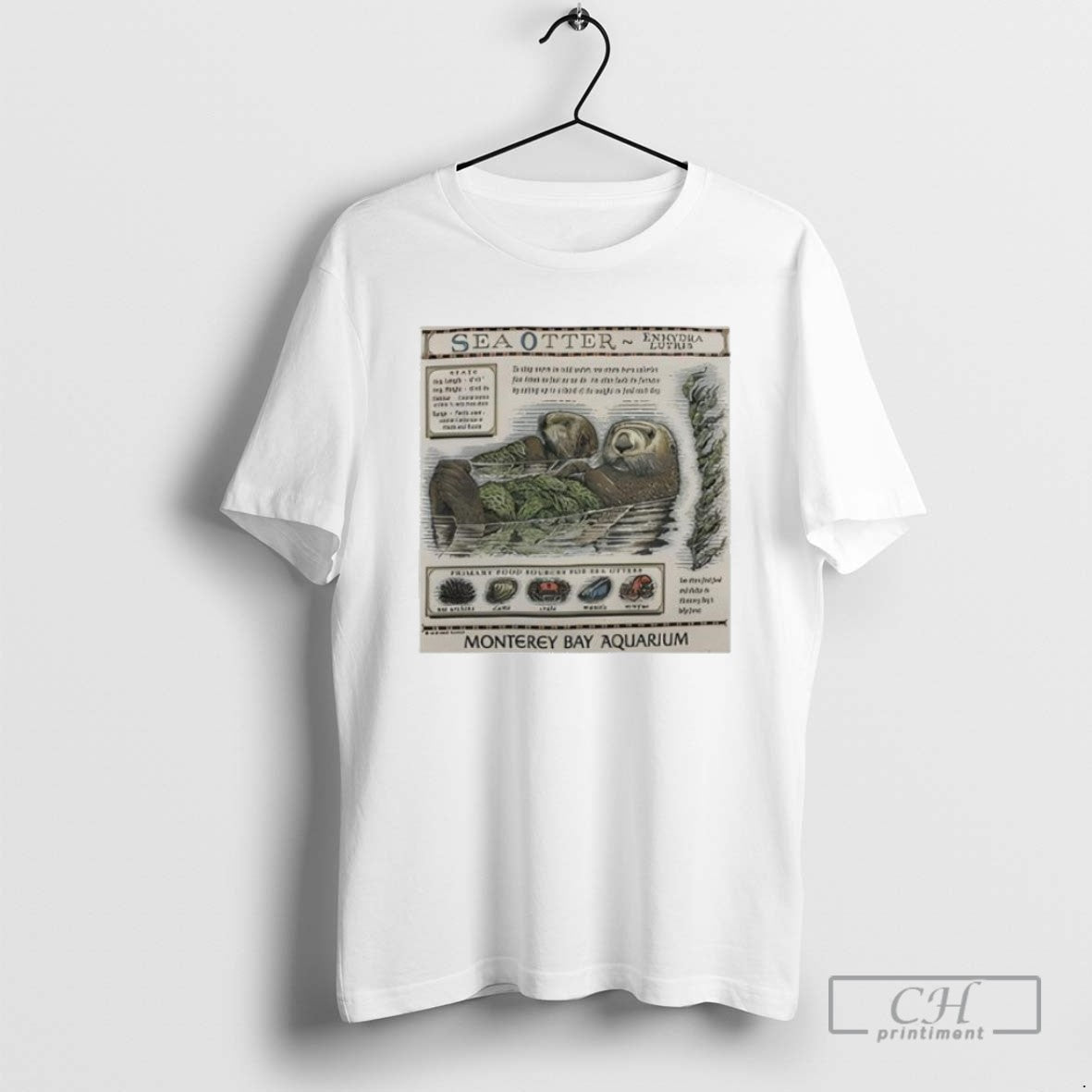 Sea Otter Monterey Bay Aquarium T Shirts