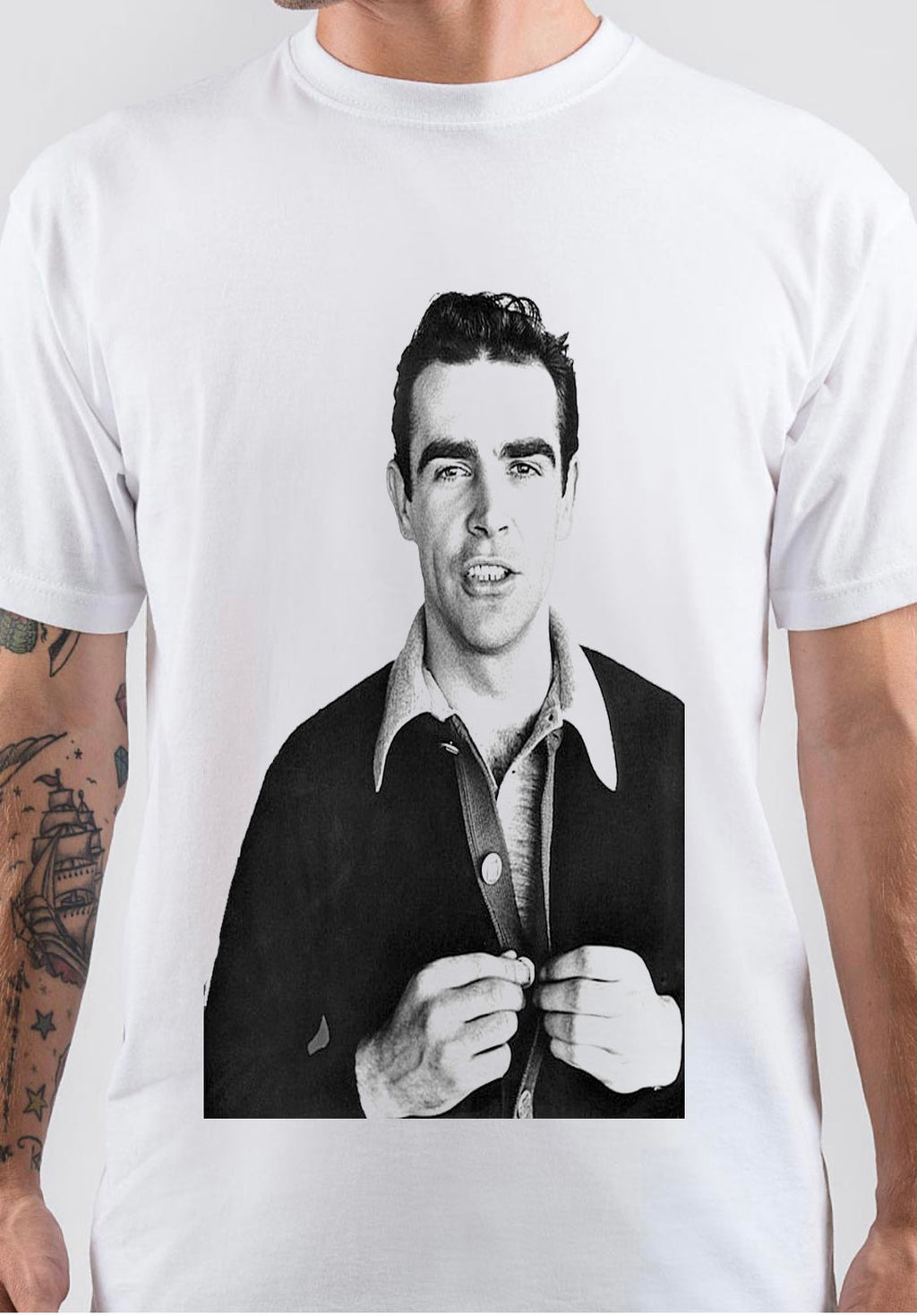 Sean Connery Art T-Shirt Style002 Hoodie, Sweatshirt | CoreVibeTees.com